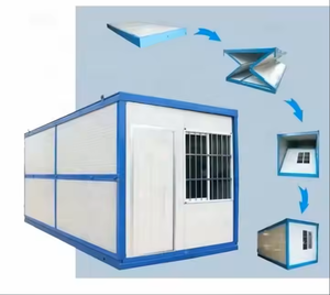Bâtiments préfabriqués pliables de haute qualité pour bureaux, maisons conteneurs préfabriquées pliables à bas prix - Product Image 4
