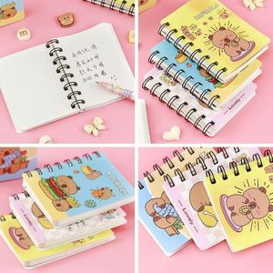 <b>Creative</b> Capybara Spiral Notebook Compact Portable Multicolor Design for Writing Memo Study Office Use Back-to-School Essentials - Product Image 5