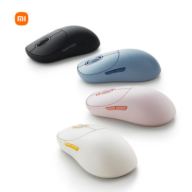 Xiaomi Wireless Mouse 3 Color Edition XMWXSBO3YM 2.4GHz+Dual Mode Comfortable Grip Light Tone Button