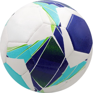 Voetbal van maat 5, met diamantstructuur, <span class=keywords><strong>PVC</strong></span>, machinaal gestikt, voor schooltraining - Product Image 2