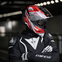 Casque de moto modulaire intégral Morgan homologué DOT en ABS, à double visière, personnalisable et sécurisé