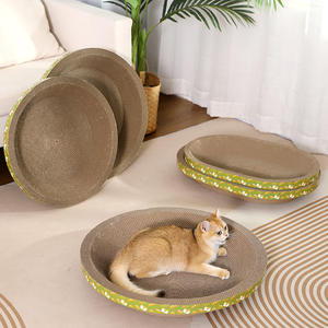 Kattenklimrek Krasbestendig Krabplank Nest Slijtvast Niet-afbladderend Golfkarton Minimalistisch Verticaal Speelgoed - Product Image 1