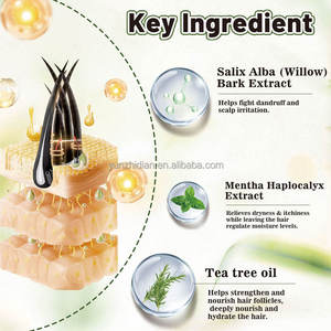 Spray Calmante para el Cuero Cabelludo con Aceite de Ricino y Extracto de Té Verde, Esencia Nutritiva Intensa para el Cuero Cabelludo Seco, Cuidado Capilar Profesional 80ml - Product Image 5