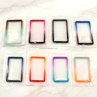 Étui de protection antichoc en TPU pour cartes de crédit et de visite, avec paillettes multicolores, blocage RFID, design tendance