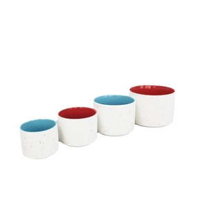 Juego de tarros de cerámica redondos de color sólido para té, café, granos, aperitivos, uso en la cocina - Product Image 3