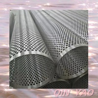 Trou perforé de maille d'acier inoxydable poinçonnant sur l'origine de Hebei de marque de la passoire fine Qin Yao de maille de conduit circulaire