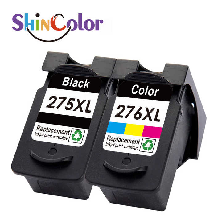 Remanufactured 275XL 276XL PG 275 CL 276 XL PG275 CL276 Ink Cartridge for Canon TS3522 TS3520 TR4720 Printer