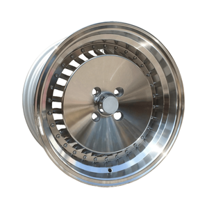 HK50740 Cubo de rueda de coche de lujo Aleación de aluminio Fundido 15/16/17 pulgadas 4x100 5x100/108/112/114.3 ET 17/25/30/35mm Ruedas Llantas - Product Image 1