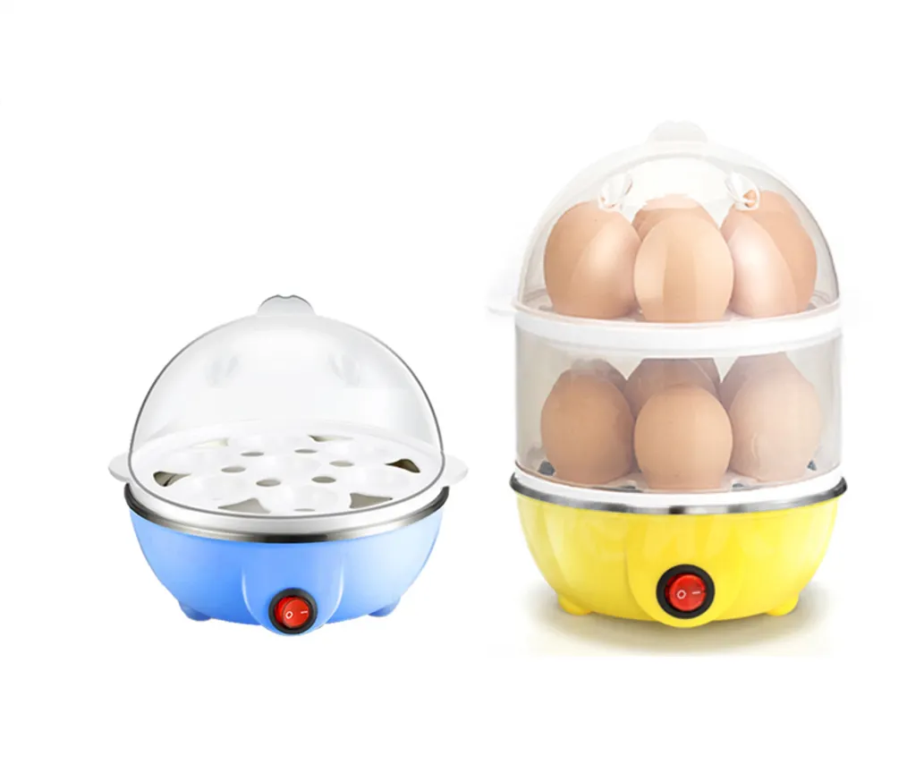 7 uds/14 Uds capacidad olla para huevos duros huevos rápidos al vapor fabricante de calderas eléctricas vaporera para huevos