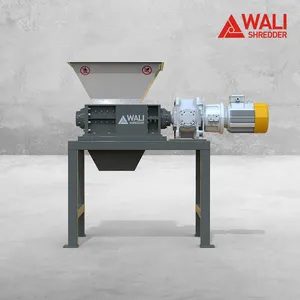 Máquina trituradora de madera WaLi, trituradora de doble eje, máquina de pellets de biomasa para cáscara de coco