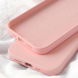 Sản phẩm hot cho Iphone 15 Silicone Trường hợp Chất lỏng tinh khiết cao su điện thoại thông minh Cover quay lại chống sốc thiết kế chính thức iPhone 15 trường hợp điện thoại - Product Image 4