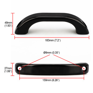 Aluminum Alloy Door Handle Black For Jimny <b>Car</b> <b>Interior</b> Accessory - Product Image 2