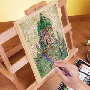 MEEDEN未完成的木质帆布板: 3/4 “深20x20” 木质帆布板包，2个空白摇篮木质艺术板用于绘画 - Product Image 5