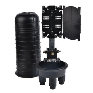 Lenew <span class=keywords><strong>FTTH</strong></span> Đen Dome Hộp thiết bị đầu cuối 2 trong 2 ra 96 lõi sợi quang Splice đóng cửa - Product Image 1