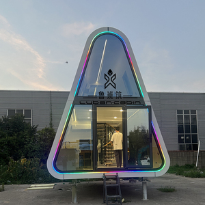 Personnalisable Luban K70 2 pièces préfabriqué en acier conteneur moderne cabine Space Capsule House avec 2 chambres à coucher pour l'hôtel - Product Image 2