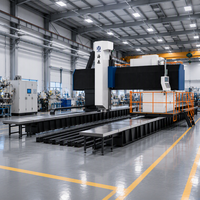 Centre d'usinage CNC à colonne mobile haute performance HS10042, fraiseuse robuste pour composants de grande taille