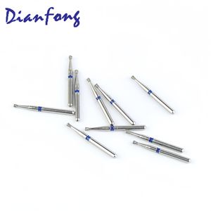 Frese Diamantate ad Alta Velocità per Clinica Dentale, Gambo FG, per Intaglio Fissure, Finitura, Cono Invertito - Product Image 2