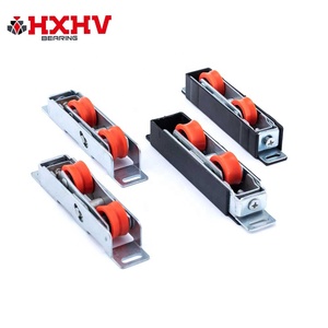 Customized Size Bracket & Bearing Plastic Nylon roller for sliding door , wheel for door, roller for sliding glass door