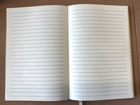 Carnet A5 personnalisé gaufré de haute qualité en tissu de lin, couverture rigide, vente en gros, journal ligné pour le bien-être personnel