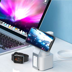WAWEIS 2024 Meilleure station de charge électrique sans fil 4-en-1 Protection OVP pour haut-parleur BT pour iPhone 15/14/13 pour <span class=keywords><strong>Apple</strong></span> <span class=keywords><strong>Watch</strong></span> for Air - Product Image 2