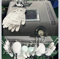 N97 Bio Microcurrent Face Lift, appareil de rajeunissement du visage, éliminateur de rides, gants magiques, machine à marteler à froid et à chaud