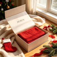 Boîte cadeau magnétique en carton rigide personnalisable avec logo, recyclable, pliable, pour vêtements, chaussures et accessoires