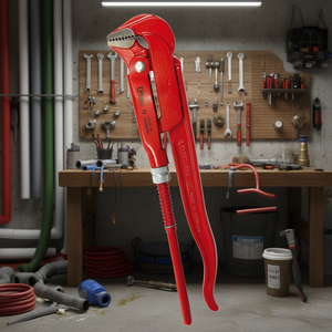 Clé à tuyau à mâchoires à 90 degrés pour la plomberie et la coupe de tuyaux - Product Image 3