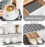Tapis de protection pour tiroirs et étagères ORON gris en EVA, antidérapant, imperméable, facile à découper, sans adhésif, imprimé, en rouleau, pour cuisine, directement de l'usine