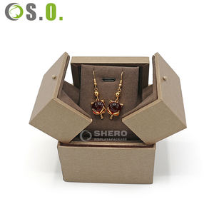 Boîte à bijoux en bois de noyer personnalisée en gros, boîte de rangement pour collier, bague, bijoux, boîte de luxe portable - Product Image 1