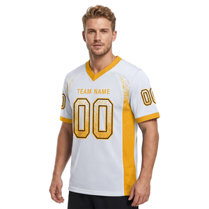 20 Conjuntos de Uniformes de Fútbol Americano al por Mayor de Alta Calidad, 100% Poliéster, Secado Rápido, para Hombre, Calidad Internacional Estándar - Product Image 4
