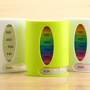 Boîte de rangement pour pilules en PP de haute qualité avec 28 compartiments, boîte de rangement pour 7 jours, vente en gros - Product Image 3
