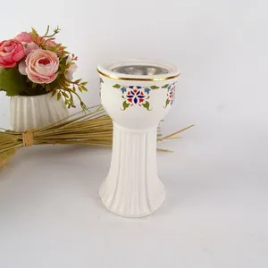 White Arab Incense Burner ceramic for Bakhour incense burning supplier