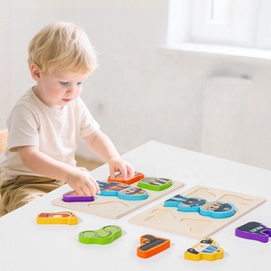 Bằng gỗ Câu Đố sự nghiệp cho trẻ mới biết đi, Montessori Câu Đố ghép hình, STEM phát triển đồ chơi, học tập sớm giáo dục trẻ em Đồ chơi câu đố - Product Image 6