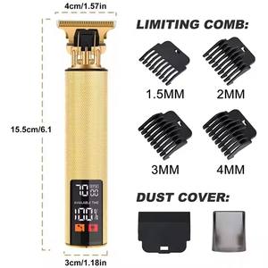 Gran oferta, cortadora de pelo T9, fader mágico eléctrico, cortadora de grabado profesional, <span class=keywords><strong>maquinilla</strong></span> de afeitar eléctrica con pantalla Digital LED - Product Image 2