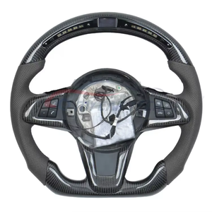 B-MW I8 Z3 428iMパフォーマンススポーツシェイプカーステアリングホイール用レーシングステアリングホイール鍛造カーボンファイバー - Product Image 3