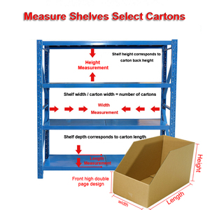 Kho Kệ carton thương mại điện tử siêu thị phân loại lưu trữ đặc biệt xiên phần snack siêu cứng lưu trữ vị trí hộp - Product Image 2