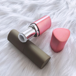 Tubo de Lápiz Labial Cosmético Vacío con Tapa Triangular a Presión de Plástico Color Oro Rosa de 12.1mm/12.7mm Personalizado con Logotipo - Product Image 3