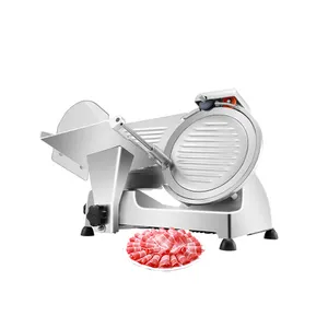 Cortador de carne industrial semiautomático de aço inoxidável Cortador de carne comercial 12 Polegada Cortador de carne manual