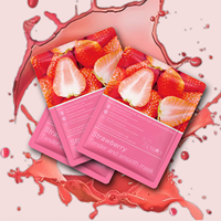 En gros 2025 Populaire Anti-Rides Quotidien Masque Visage Belle Fraise Éclaircissant Hydratant Soins De La Peau Dames Feuille De Maquillage