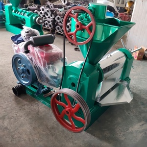 Presse à huile semi-automatique 6YL-95A à moteur diesel pour noyaux de palme, arachides et graines de soja - Product Image 1