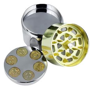 6 <strong>Bullets</strong> Smoking <strong>Grinder</strong> (B80010) 52*44mm /42*45mm - Product Image 1