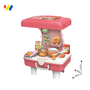 14 pièces enfants station médicale ensemble de jeu enfant en bas âge jeu de rôle Simulation docteur outil Table avec étui à bagages cuisine et nourriture jouets - Product Image 5
