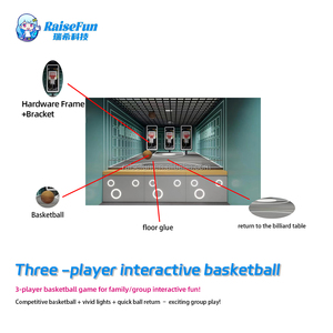 Mới nhất thực sự trò chơi bóng rổ thể thao sự kiện chụp Bộ sưu tập thiết bị mục tiêu thể thao Carnaval đồng tiền hoạt động mô phỏng Giải trí - Product Image 3