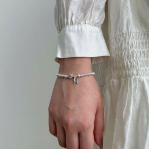 Dylam Lovely Charm Design Fashion Jewelry Rhodium Plated S925 <b>Silver</b> Bead Beaded Cat Fish Pendant Jewellery <b>Bangles</b> <b>Bracelets</b> - Product Image 3