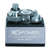 Servomoteur XQ-Power haute vitesse et haute précision, 35 kg, 45 kg, 180 degrés, contrôlable, pour avions RC, durable