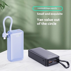 10000mAh máy tính xách tay ngân hàng điện 35 Wát nhanh chóng sạc điện thoại di động ngân hàng với LCD hiển thị bên ngoài pin sạc tương thích với <span class=keywords><strong>iPhone</strong></span> - Product Image 2