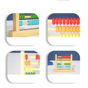 Abacus <span class=keywords><strong>en</strong></span> <span class=keywords><strong>bois</strong></span> avec 5 rangées, jouet éducatif de comptage mathématique pour enfants, <span class=keywords><strong>compteur</strong></span> d'abacus pour l'apprentissage précoce des mathématiques, jouet éducatif <span class=keywords><strong>en</strong></span> <span class=keywords><strong>bois</strong></span> - Product Image 5