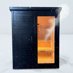<span class=keywords><strong>Sauna</strong></span> traditionnel de luxe pour 2 à 4 personnes, <span class=keywords><strong>extérieur</strong></span>/intérieur, en <span class=keywords><strong>bois</strong></span> massif, infrarouge lointain <span class=keywords><strong>avec</strong></span> poêle de chauffage - Product Image 6