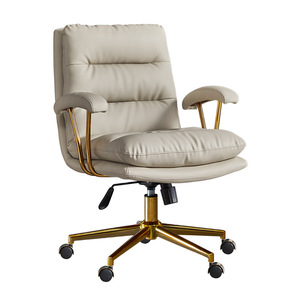 Muebles modernos de fábrica, cuero de Color personalizado, altura ajustable de lujo, oficina, Jefe, sala de reuniones, <span class=keywords><strong>barber</strong></span>ía, silla giratoria - Product Image 5