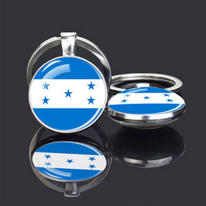 Porte-clés drapeau Haïti drapeau américain USA pendentif <span class=keywords><strong>voiture</strong></span>-porte-clés en alliage de métal léger personnalisable accessoires de voyage cadeau - Product Image 4